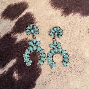 Elegant Turquoise Drop Earrings